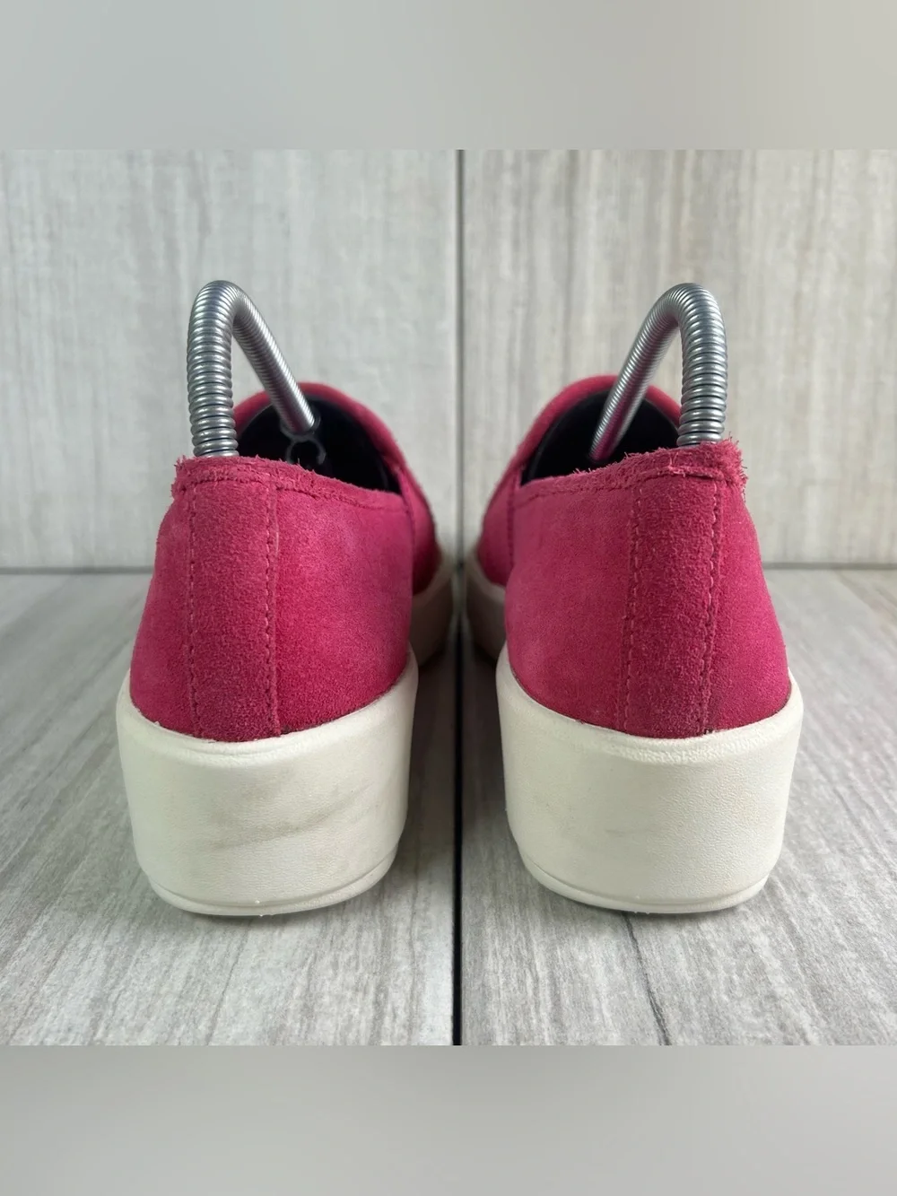 Clark’s Layton Petal Pink Knit Slip-On Mule Comfort Shoe Women's Size 6.5 - Picture 7 of 10